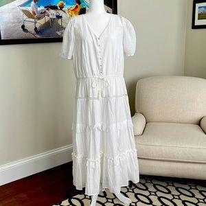 Talbots White Dress - NWT - Size 14
